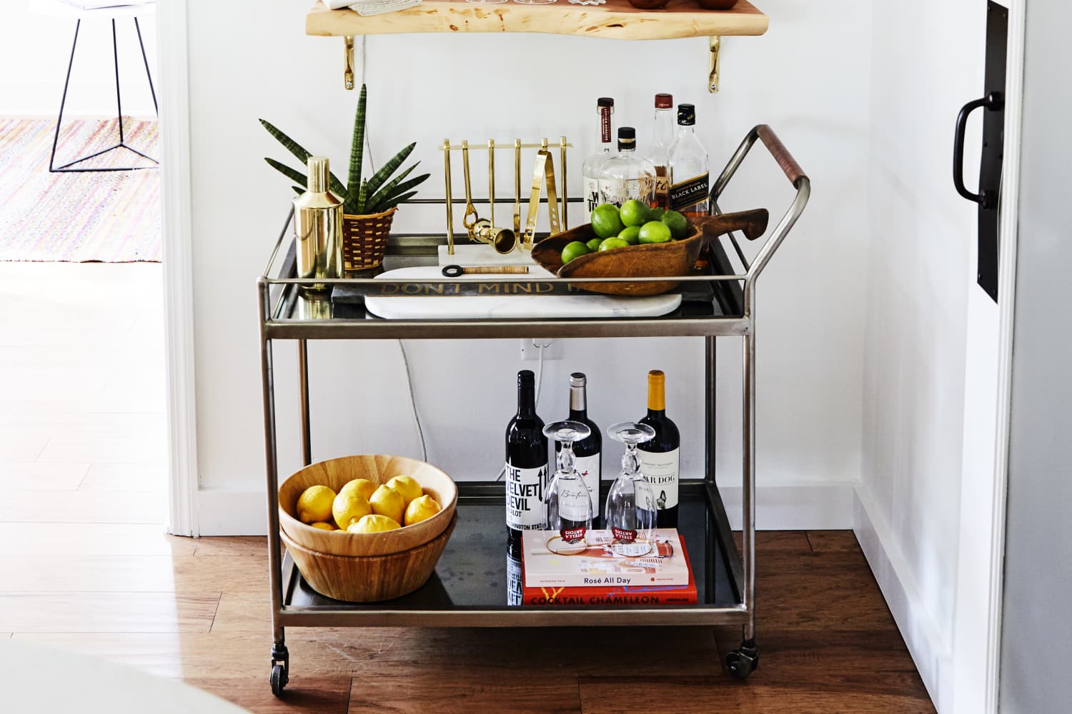 Here's How to Add the Right Plant to Your Bar Cart, According to a Plant Expert Apartment Therapy